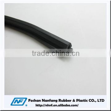 black solid rubber gasket window profile