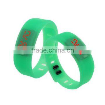 New Colorful Mens Womens Silicone LED Rubber Bracelet Touch Digital Wrist Watch photo-6