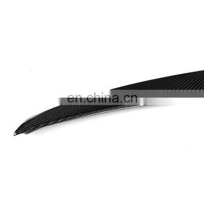 Dry Carbon Fiber Rear Boot Spoiler Flap for Audi a6 c8 2019 2020 photo-5