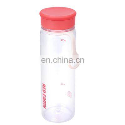 2021 factory price 400ml plastic  customized water bottle with holder drink bottle Red Earth tritan material eco friendly