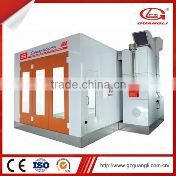 Sandwich style panel 14 kw outdoor car spray booth oven