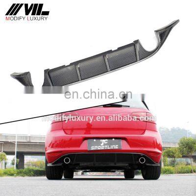 Carbon Fiber Rear Bumper Lip for VW Golf7 GTI 2016