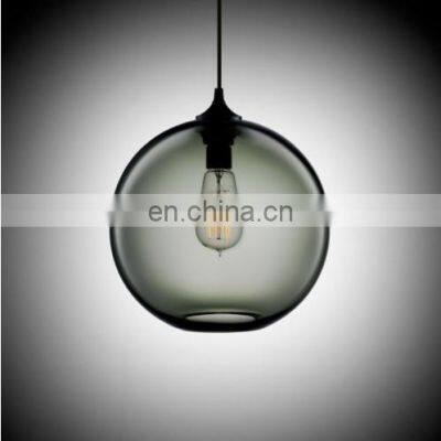 Colorful Glass Sphere Pendant Lamp E27 Retro Indoor Decorative Lighting