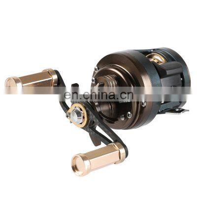 Drum Wheel Bait Casting Lure Reel 11+1BB 5kg Max drag 215g Alloy Spool Carbon Handle Free reel bag