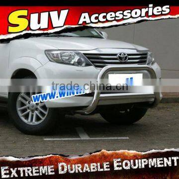 stainless steel toyota fortuner nudger bar 2010-2014