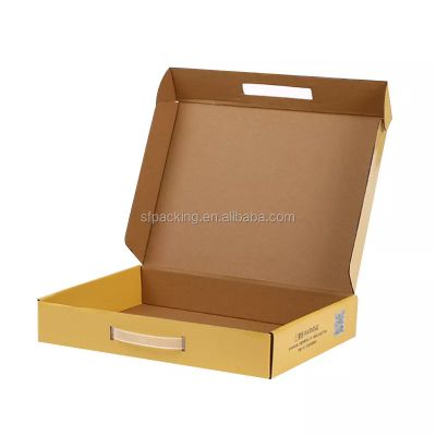 corrugated cardboard paper mail boxes with handle