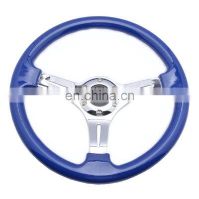 Racing Car Drift Steering Wheel Black, JDM Racing Steering Wheel photo-2
