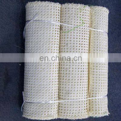 Top quality Natural Mesh Rattan Cane Webbing Roll Woven Bleached Webbing Cane Rattan