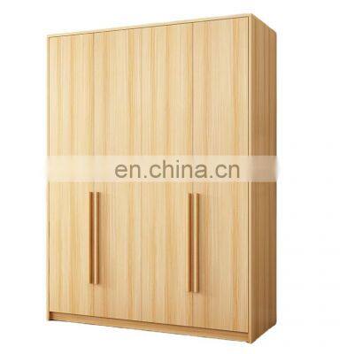 Customized Color Economical Luxury Cheap Bedroom Furniture Wooden Factory Produce Modern Portable Wardrobe for Sell photo-3