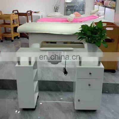 Nails Table Salon Manicure Furniture Manicure Table And Chair Set Manicure Table With Dust Collector photo-5