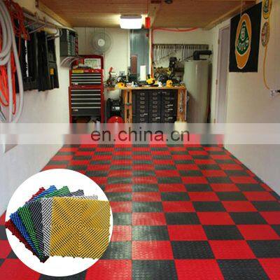 CH Upgrade Performance Waterproof Durable Square Easy To Clean Elastic Floating Flexible Solid Garage Floor Tiles