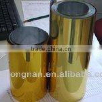 Golden metalized PVC film