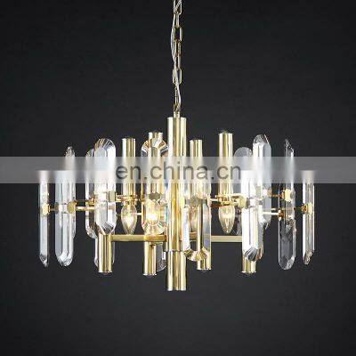 Guzhen Lighting Manufacturers Indoor Decoration Chandelier Clear Crystal Glass Pendant Lighting Fixture for Villa photo-5