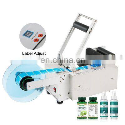 50 Semi-auto Round Bottle Labeling Machine, Semi-auto Labeler, Semi Automatic label machine