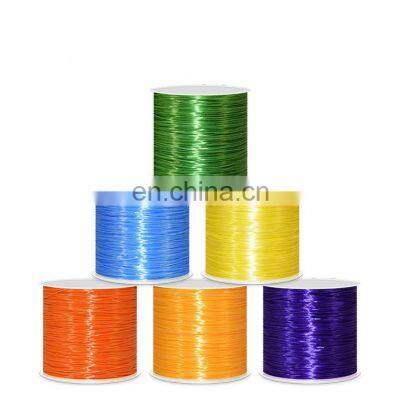 wholesale 0.5MM Transparent Clear TPU Elastic Cord String Bead Accessories thick plastic Flat elastic cord