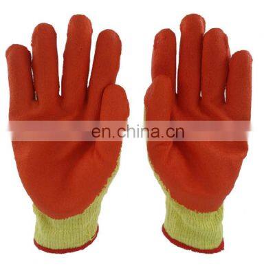 Wholesale cheap latex coated working safety neoprene  work glove en388