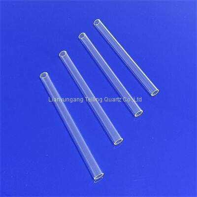 Custom high temperature quartz glass tube transparent quartz tube