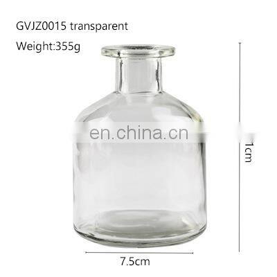 Tabletop Decoration Wholesale Nordic Home Wedding Diffuser Creative Unique Decorative Clear Flower Bottle Glass Vase photo-5