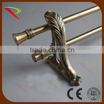 Double curain rod supplier/curtain rod&accessosries factory