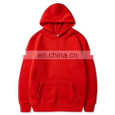 High quality hooded Hoodies for Men cotton Fabric Pullover hoodie plus size Cotton Blank Design