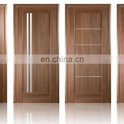 Wholesale Customized Excellent Soundproof Modern MDF Wooden Door With Glass photo-2