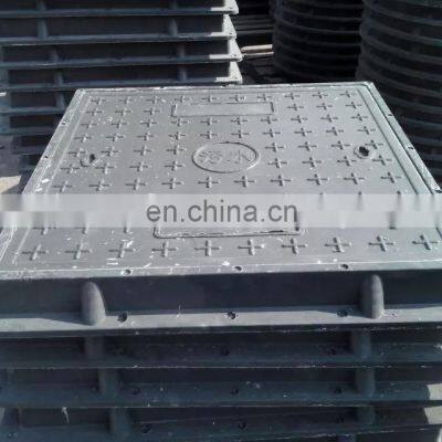 Lockable D400 SMC GRP FRP Composite Material Square Round Manhole Cover photo-2