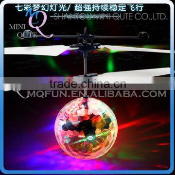 Mini Qute RC remote control flying Helicopter kawaii flash Led Ball cartoon model plastic doll kids Electronic toys NO.XH608-7