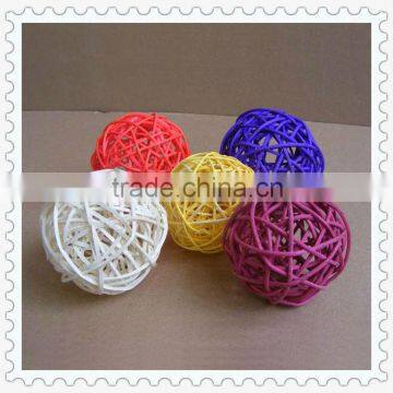 handmade beautiful natural rattan hanging balls