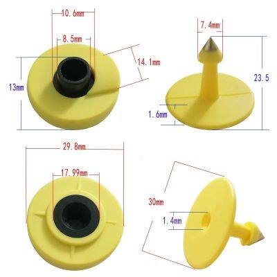 EM4205 EM4305 ISO11784 11785 12mm RFID Animal ID Tags Eartag Microchip for Animal Tracking photo-5