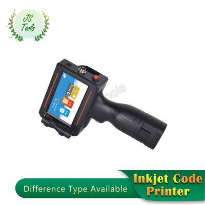 Handheld Inkjet Printer Intelligent Inkjet Code Printing Machine Logo Maker Gun LED Touch Screen Trademark QR Picture Date Label Printer