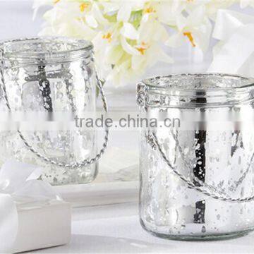 Copper Effect Glass Cloche Candle /hurricane Lanterns/ Copper Candle Jars photo-2