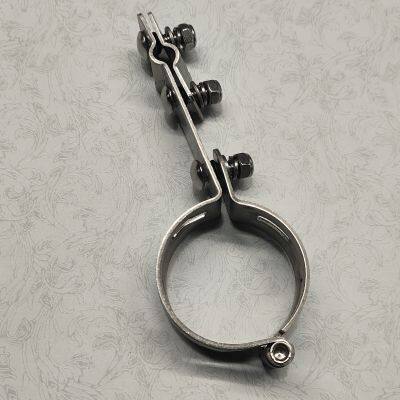 Steel wire rope hanging  integrated fire-proof clamp for 1-5/8 radiating cable