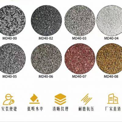 Hongyuan Water Paint Water-Based Epoxy Color Sand Self-leveling Floor Paint Water-Based Resin Water-Based Stone Washing photo-2