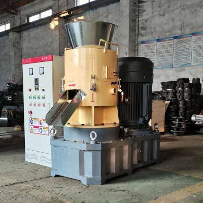 High-Efficiency 350-450kg/h Flat Die Biomass Pellet Machine photo-2