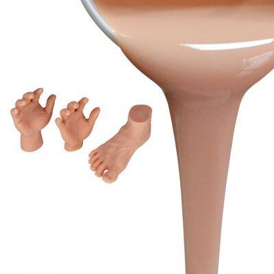 Addition Cure Silicone Rubber Liquid Skin Tone for Prototyping Body Organs Simulation