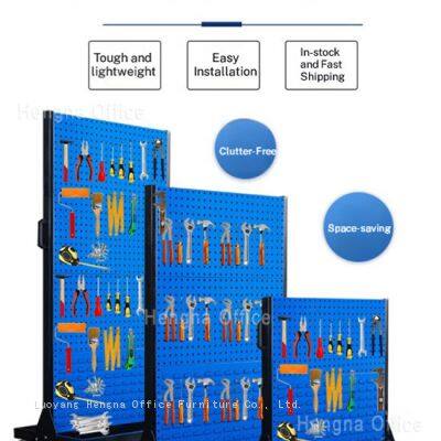 Professional 5S Lean Management Shadow Board Tool Station | Customizable Pegboard Rack For Workshop photo-2