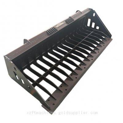 High Strength Skid Steer Loader Sieve Bucket Screening Sifting Bucket Rock Stone Separator Bucket Attachment