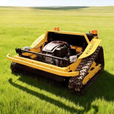 VTLM800 Cortador de grama a controle remoto com esteira de borracha, Cortador de arbustos para encostas de 60°, Máquina de corte de grama a comando remoto com giro zero