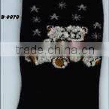ladies socks socks with buckle yarn