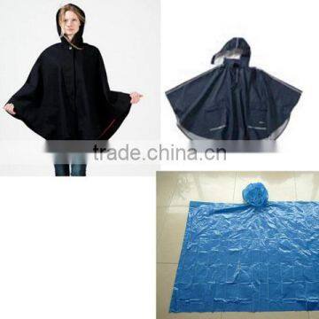 Waterproof PVC Recyclable Rain Poncho