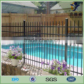 high quality safety premanent wrought iron fence