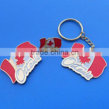 Canada unique promotional keyrings with with cheap price