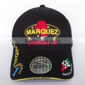 Custom Blank Snapback Cap With Leather Brim photo-3