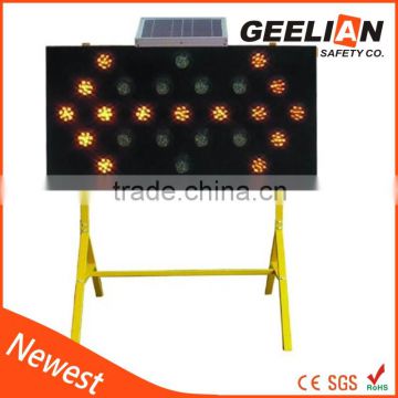 vehicle mounted led road sign for sprinkler