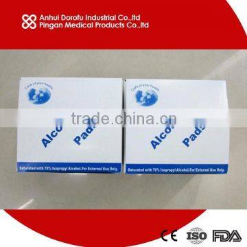 Alcohol swab/injection pad CE ISO FDA