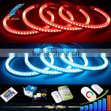 wifi remote RGB led angel eyes color changing angel eyes for bmw e36 e39 e46