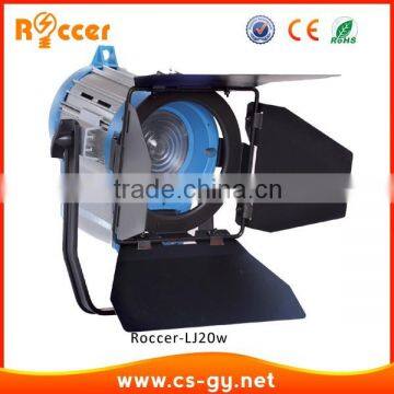 LED Theatrical Spot Fresnel 20W Zoom Warm White 3200K