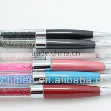 2013 hot sale crystal usb stylus pen