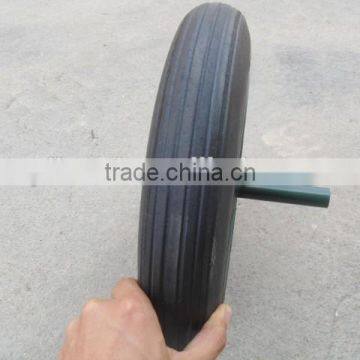 14" Solid Rubber Wheel for Wheelbarrow photo-6
