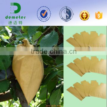 High Quality Brown White Fruit Growing Protective Paper Bags With Wires